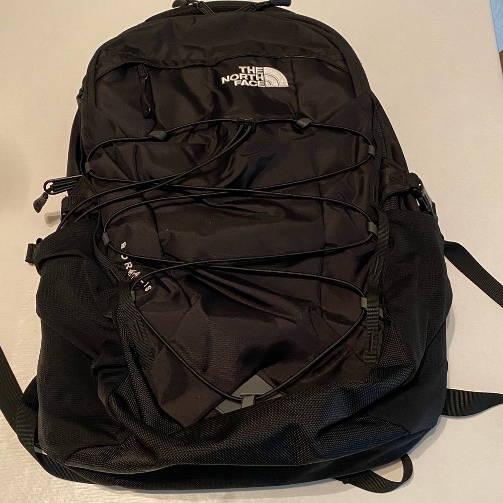 North Face Borealis black backpack